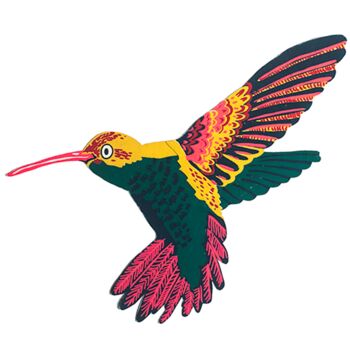 Hummingbird Recycled Greeting Card, 3 of 5