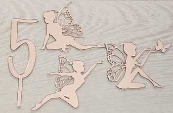 Fairy Cake Set, Set Of Fairy Cake Charms With Age Charm, 2 of 2