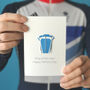 Personalised Cycling Fathers Day Origami Card, thumbnail 1 of 3