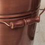 Personalised Vintage Copper Tool Storage Bucket, thumbnail 3 of 8