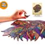 Lion Wooden Jigsaw Puzzle For Adults With 300 Pieces, thumbnail 4 of 7