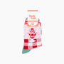 Cherry Ice Cream Sundae Combed Cotton Odd Socks In Pink, thumbnail 4 of 4