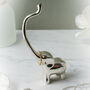 Elephant In Silver Finish Ring Holder In Gift Box, thumbnail 1 of 2