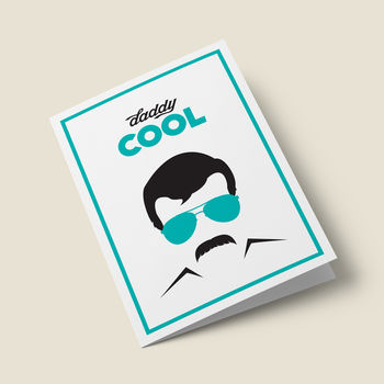 'Daddy Cool' Retro Fathers Day Card, 3 of 4