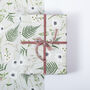 Botanical Gift Wrap 'Wild Meadow' Grey, thumbnail 4 of 4