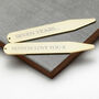 Personalised Secret Message Collar Stiffeners, thumbnail 2 of 6