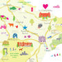 Personalised Map For Dad Add His Favourite Places, thumbnail 10 of 12