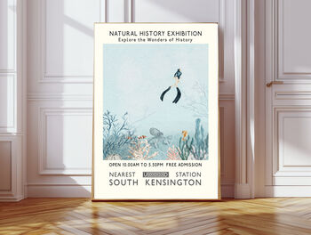 Set Of Two Natural History Museum Ocean Art Prints, 3 of 4