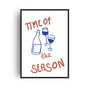 Time Of The Season Retro Music Giclée Art Print, thumbnail 1 of 6