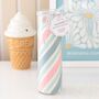 Candy Stripe Bubblegum Tube Candle, thumbnail 1 of 2