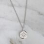 The Starburst Disc Sterling Silver Necklace, thumbnail 2 of 4