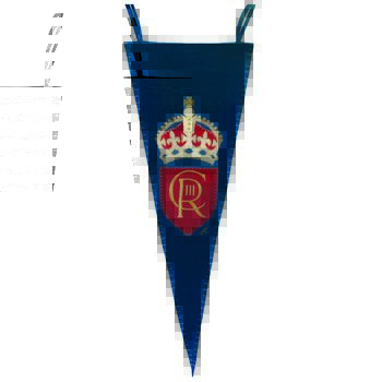 Souvenir Coronation Pennant In Embroidered Pure Wool, 2 of 9