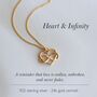 Next Chapter Infinity Heart Necklace – Fresh Start And New Beginnings Gift, thumbnail 6 of 11