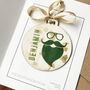 Personalised Beard Christmas Bauble, thumbnail 2 of 5