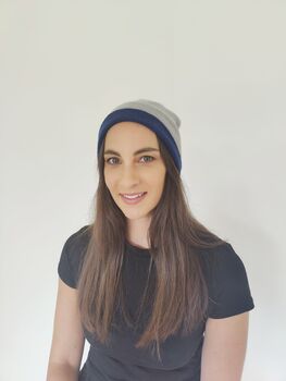 Pure Cashmere Reversible Unisex Beanie Hat, 8 of 12
