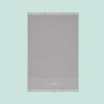 Personalised Grey Cellular Blanket, 4 of 5