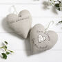 Personalised Hanging Heart With Pocket Gift, thumbnail 6 of 8
