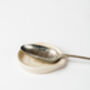 Handmade Ceramic White Spoon Rest Or Tea Bag Holder, thumbnail 2 of 2