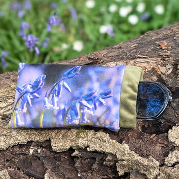 Bluebell Velvet Glasses Case, 3 of 4