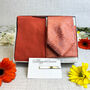 Orange Paisley Wedding Tie Set, thumbnail 4 of 6