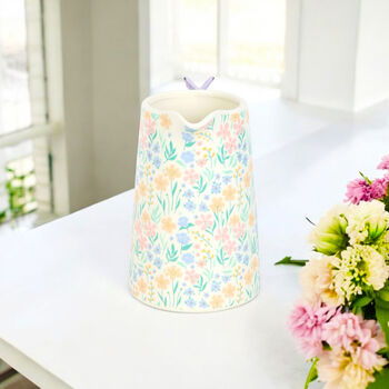 Pastel Flower Jug And Flower Vase Floral Gift For Her, 6 of 7
