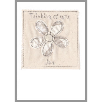 Personalised Flower Thinking Of You Card, 10 of 12