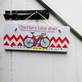 Personalised Bike Shed Sign, 8 of 11