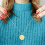 Zodiac Constellation Stainless Steel Gold Necklace, thumbnail 6 of 11