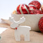 Christmas Reindeer Decorative Ornament, thumbnail 1 of 5