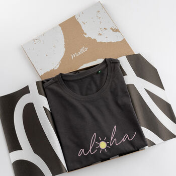 'Aloha' Cotton T Shirt For Travellers, 2 of 6