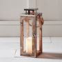 Set Of Two Salcombe Wooden Candle Lanterns, thumbnail 4 of 5