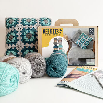 Beebees Homestore Diy Crochet Your Own Cushion Kit, 4 of 12