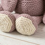 Giant Mabel Bunny Knitting Kit, thumbnail 5 of 7