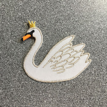 Swan Iron On Patch, 2 of 4
