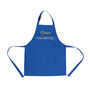 Personalised Santa's Helper Kids Blue Waterproof Apron, thumbnail 11 of 11