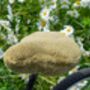 Genuine Sheepskin Cycle Bike Seat Cover Natural Wool, thumbnail 1 of 8