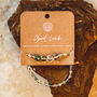 Faceted Crystal Intention Beaded Bracelet, thumbnail 7 of 12