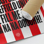 Sheffield United 'Chip Butty' Football Song Print, thumbnail 3 of 3