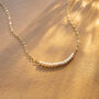 Sterling Silver Anja Personalised Pearl Necklace, thumbnail 6 of 12