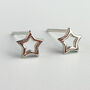 Sterling Silver Tiny Star Stud Earrings, thumbnail 1 of 6