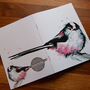 Inky Long Tailed Tit Eco A6 Notebook, thumbnail 3 of 7