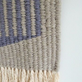 Handwoven Wall Hanging Tapestry, 4 of 5