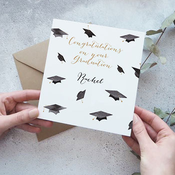 Personalised Graduation Card By Yellowstone Art Boutique ...