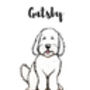 Cockapoo Personalised Dog Name And Personality Print, thumbnail 9 of 9