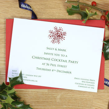 Personalised Christmas Invitations, 2 of 6