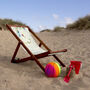 Personalised Letter Beach And Garden Deckchair, thumbnail 1 of 12
