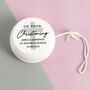 Personalised On Your Christening White Wooden Yoyo, thumbnail 3 of 3