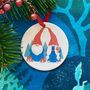 Gonk Couple Christmas Decoration, thumbnail 1 of 3