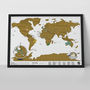 Scratch Map® Original Travel Size Poster, thumbnail 1 of 8