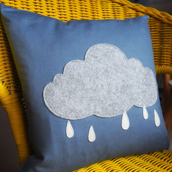 Rain Cloud Nursery Cushion, 4 of 7